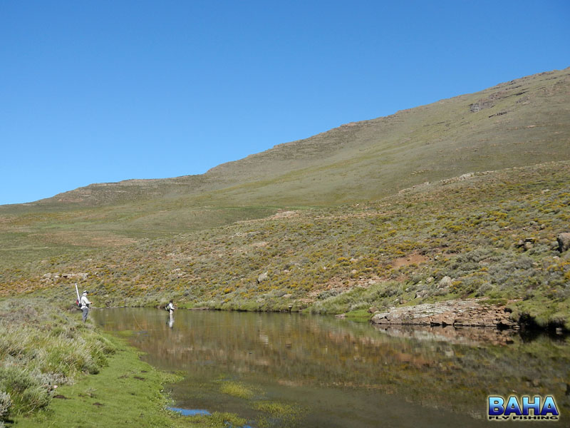 Nick and Ian fishing the Sani River