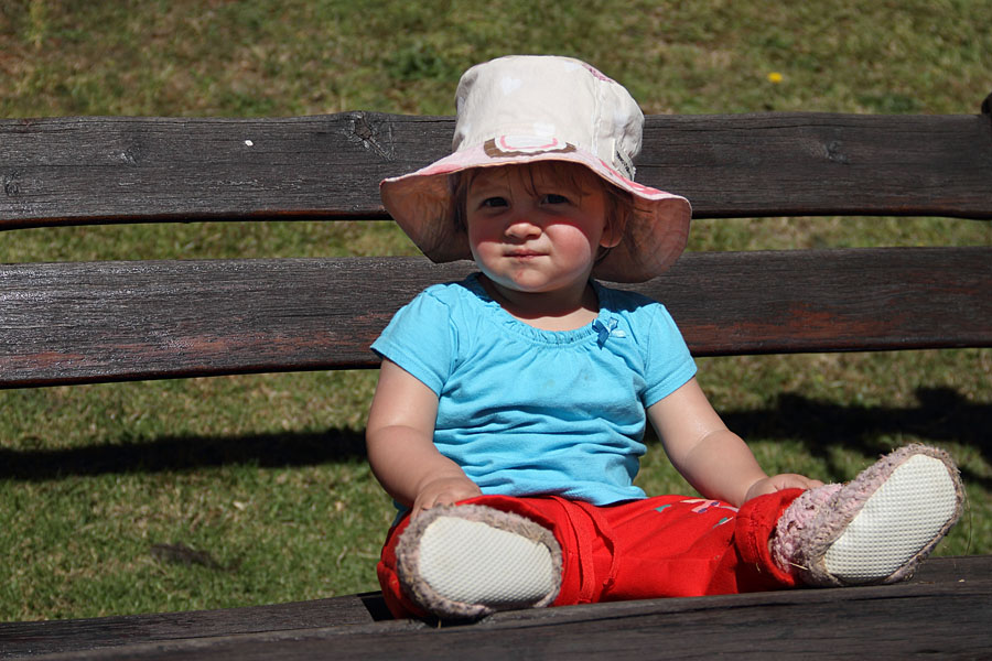 Emma relaxing at the Sani Pass Hotel