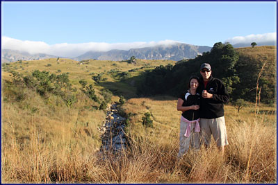 Warren And Sharon Walking At Alpine Heath